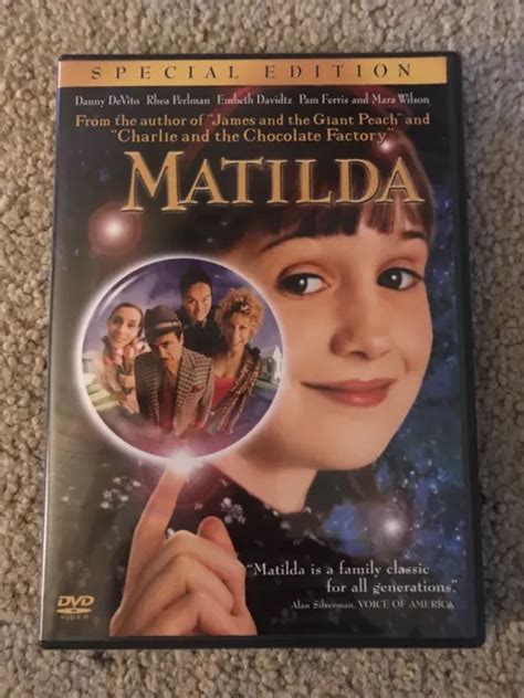 Matilda 1996 Dvd 2005 Special Edition Danny Devito Rhea Perlman