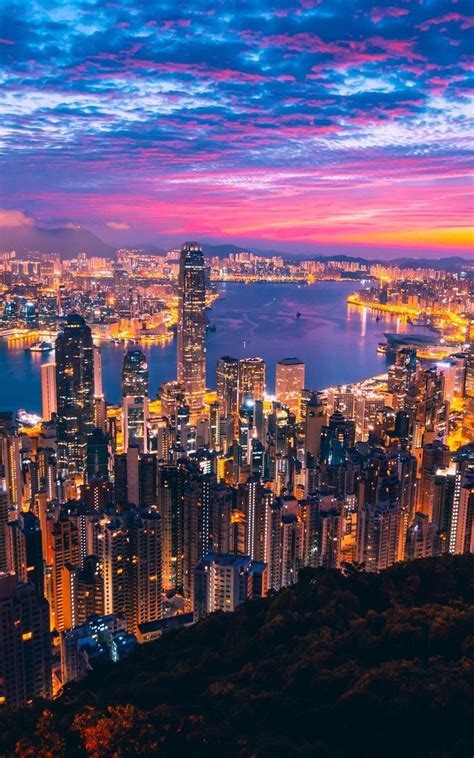 Hong Kong City View City Landscape City Lights Wallpaper City View
