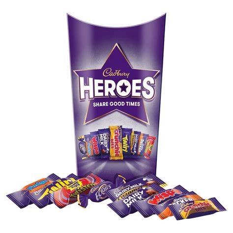 cadbury heroes chocolate box 290g tesco groceries