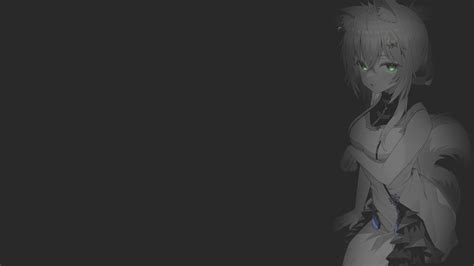 Anime Manga Anime Girls Illustration Minimalism Monochrome Dark