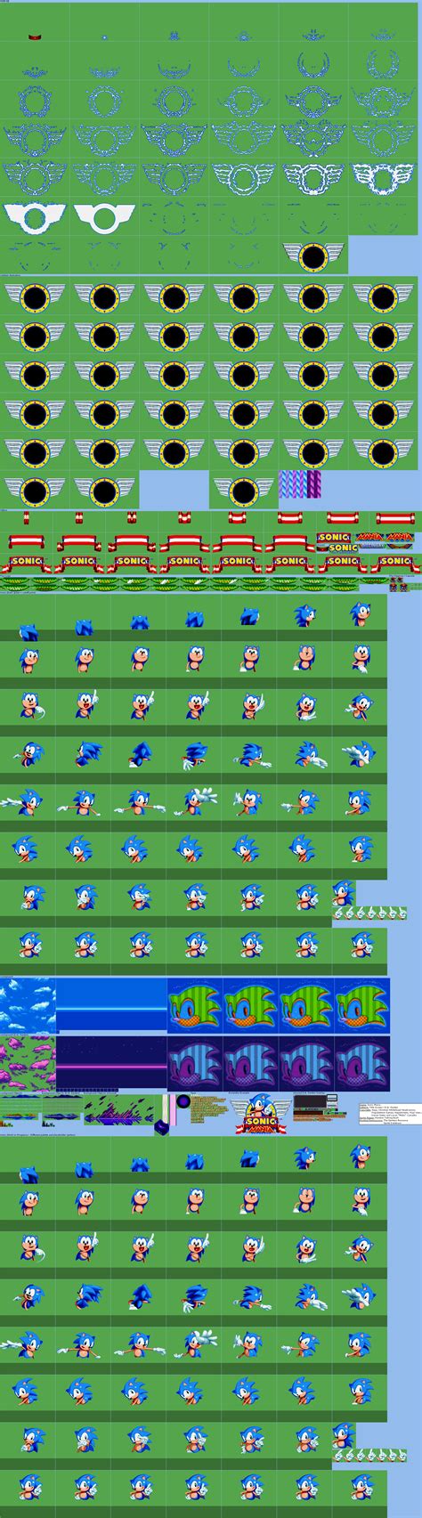The Spriters Resource Full Sheet View Sonic Mania Pha