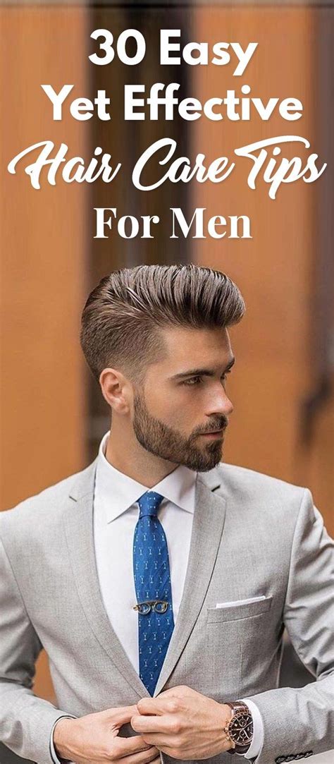 Best Hair Care Tips For Men To Get Healthy Hair Mens Hair Care Hair