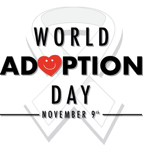 World Adoption Day Logo Design 11132555 Vector Art At Vecteezy