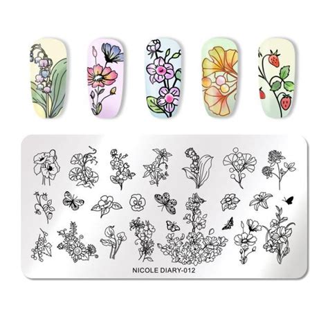 Unique Limitted Edition Nail Stamping Plates With Images Nail