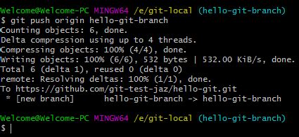 To create a new branch there is a git branch command. 3 Examples of Git Create new branch