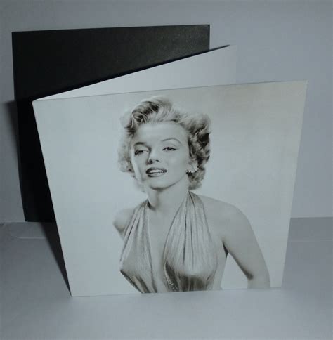 Vintage Pinup Marilyn Monroe Greeting Card By Popcornvintagebytann