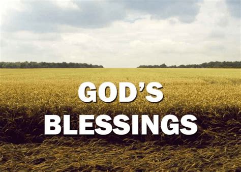 Gods Blessings Receive Them Daily Harvest Church Of God
