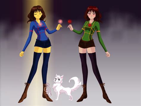 Female Chara And Frisk By Peridive78 On Deviantart