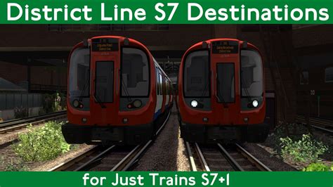 District Line S7 Destinations Alan Thomson Simulation