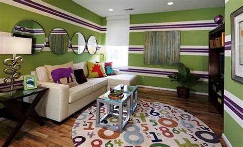 15 Striped Walls Living Room Designs Home Design Lover