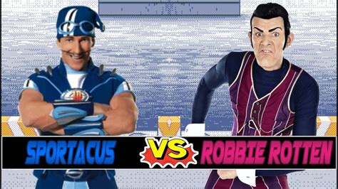 Mugen Battles Sportacus Vs Robbie Rotten Youtube
