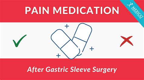 What Pain Medication Can I Take After Gastric Sleeve Surgery