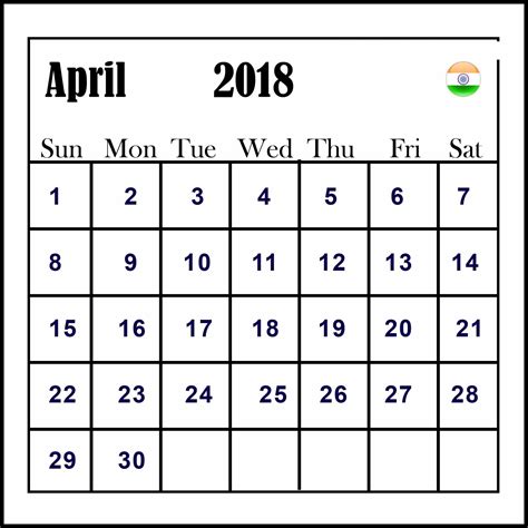 April Calendar Editable Prinatble Oppidan Library