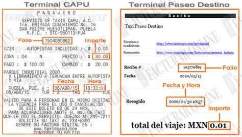 Como Obtener La Factura Electrónica De Taxis Capu 【2024