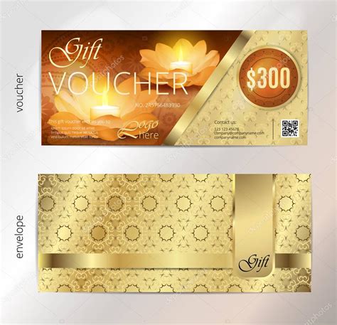 Luxury golden and gift voucher for festival of diwali celebration. Vector, Voucher template and ...