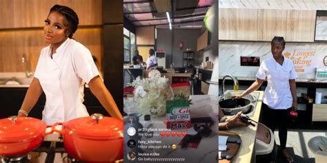 Nigerian Chef Hilda Baci Attempts To Break Guinness World Record With 4 Day Cooking