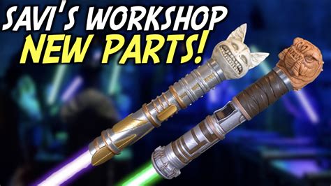 New Savis Workshop Lightsaber Parts At Star Wars Galaxys Edge Youtube