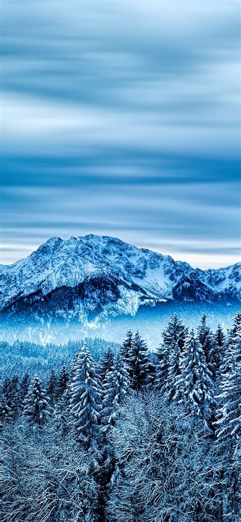 1242x2688 Snow Winter Nature Cloud Mountains Iphone Xs Max Hd 4k