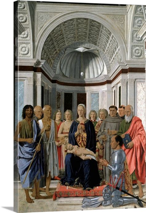 Madonna And Child With Saints By Piero Della Francesca