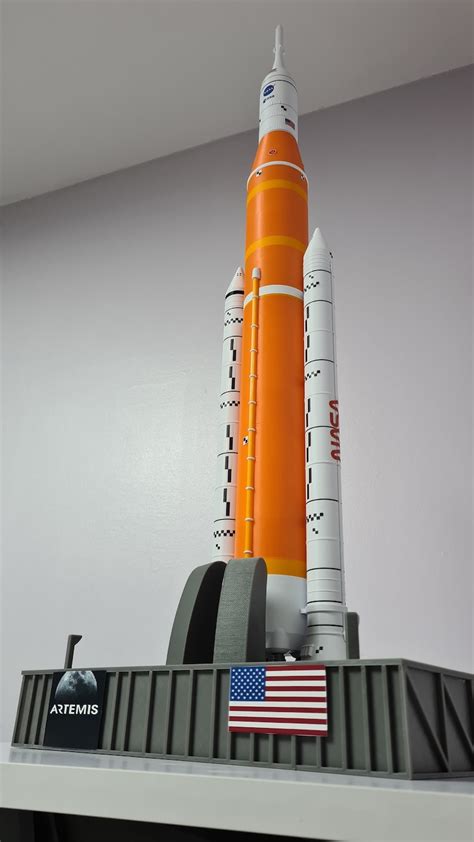 New Nasa Sls Artemis 1 Kit Rocket Model 680mm 1144 Scale Etsy Singapore