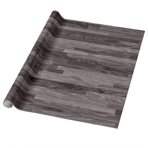 Narrow Planks Of Weathered Grey Wood Wrapping Paper Zazzle Grey