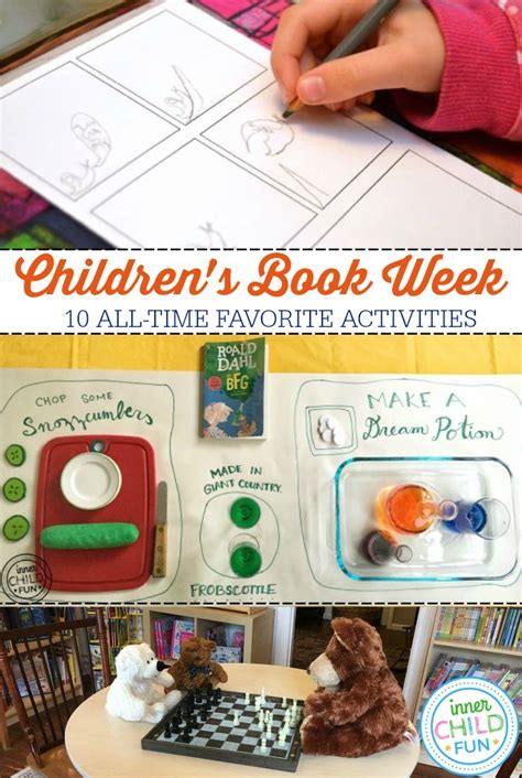 A fun or challenging activity can keep them focused on what you are saying. Children's Book Week Activities - 10 Favorites - Inner ...