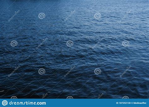 Water Surface With Seaweed Stock Photo Image Of Blue 187252130