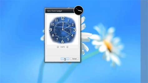 Simple Yet Elegant Gerz Clock Windows 7 Gadget Youtube