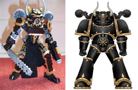 Chaos Marine Comparison By Forcelegacy On Deviantart