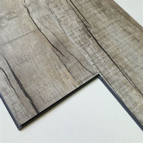 Wood Grain Luxury Vinyl Tile Click Interlock Pvc Vinyl Flooring China