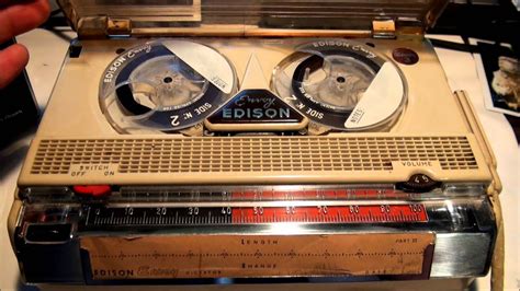 Edison Envoy Tape Recorder Dictaphone Youtube