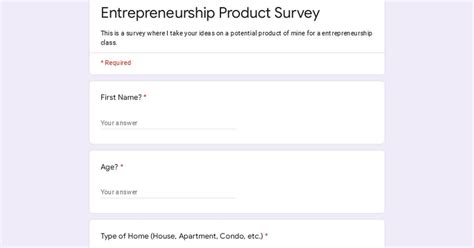 Please Take This Survey On A Product I Am Making For An