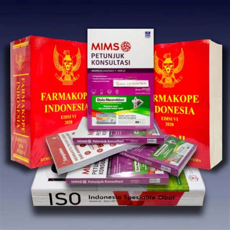 Paket 4 Buku Farmakope Indonesia Edisi 6 Jilid 1and2 Iso Dan Mims
