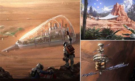 Stunning Drawings Reveal What A Future Colony On Mars Might Look Like