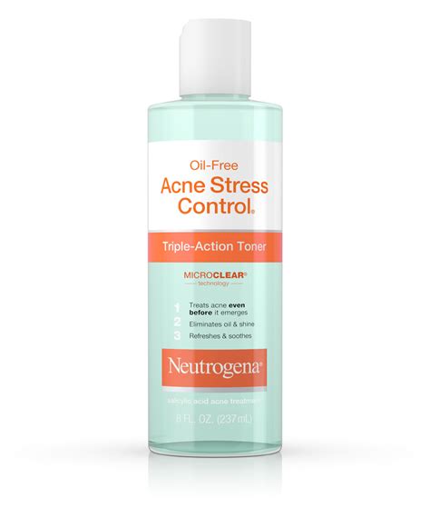 No matter what you throw at your acne, it just won't budge. Oil-Free Acne Stress Control® Triple-Action Toner ...