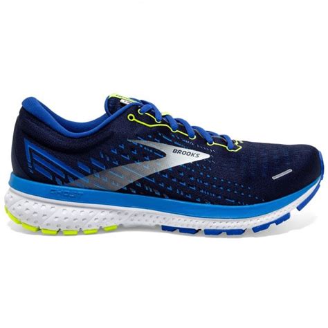 Brooks Mens Ghost 13 Navy Wide Fit Running Shoes Bmc Sports