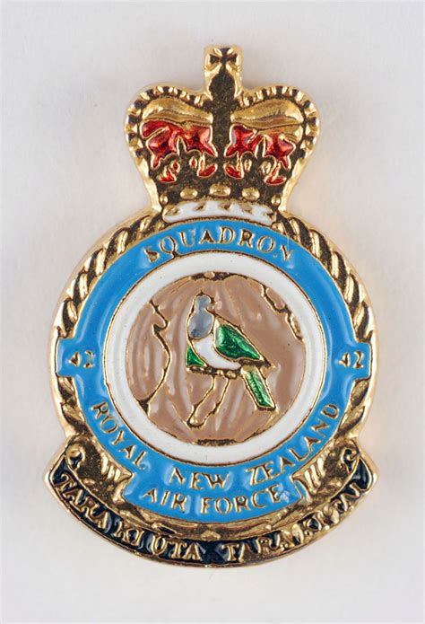 No 42 Squadron Pin Air Force Museum Of New Zealand