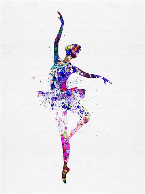 Ballerina Dancing Watercolor 2 By Irina March Dance Art Ballet Art