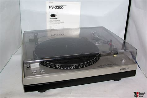 Sony Ps 3300 Semi Automatic Direct Drive Turntable Shure Cartridge 135
