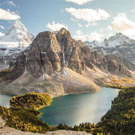 Mount Assiniboine Alberta Canada Most Beautiful Picture