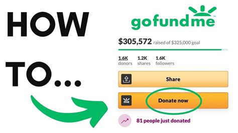 How To Donate On Gofundme