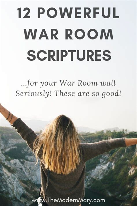 12 Powerful Scriptures For Your War Room Wall The Modern