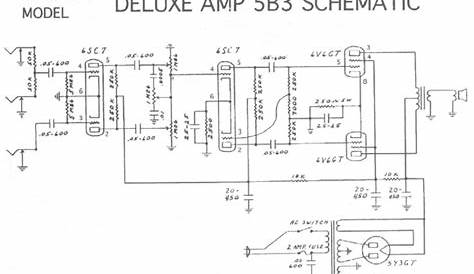 fender deluxe amp schematic