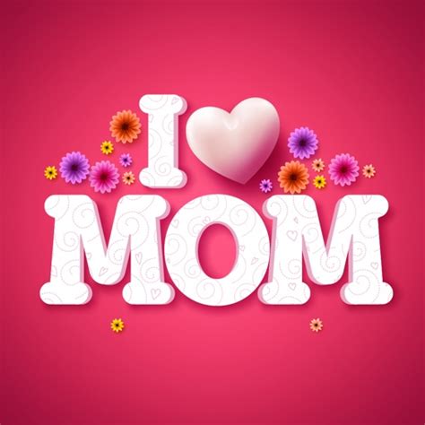 I Love You Mom Mothers Day By Salma Akter
