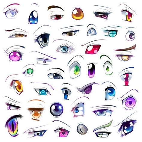 Estilos De Ojos How To Draw Anime Eyes Manga Eyes Anime Eyes