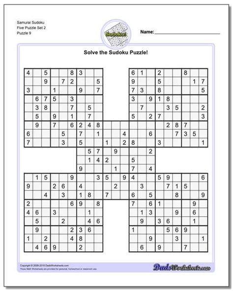 These Free Printable Sudoku Puzzles Range From Easy To Hard Including