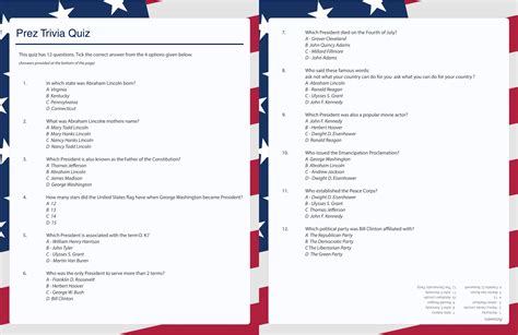 You can learn about 4th of july facts and history while at the beach, at a friend's house, or just in the backyard while waiting for fireworks to start. 10 Best Fourth Of July Trivia Printable - printablee.com