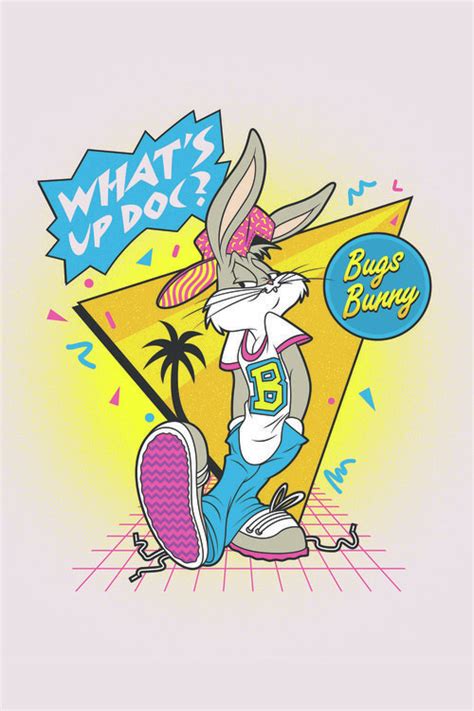 Poster Quadro Bugs Bunny Whats Up Doc Regalos Merch Posters