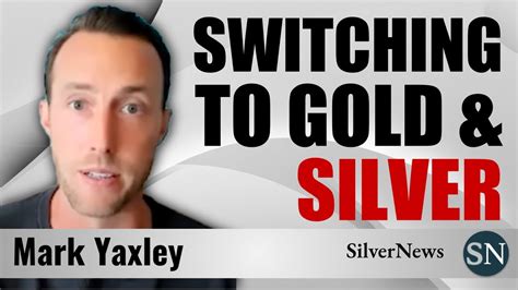 Mark Yaxley Are Crypto Holders Switching To Silver And Gold Youtube