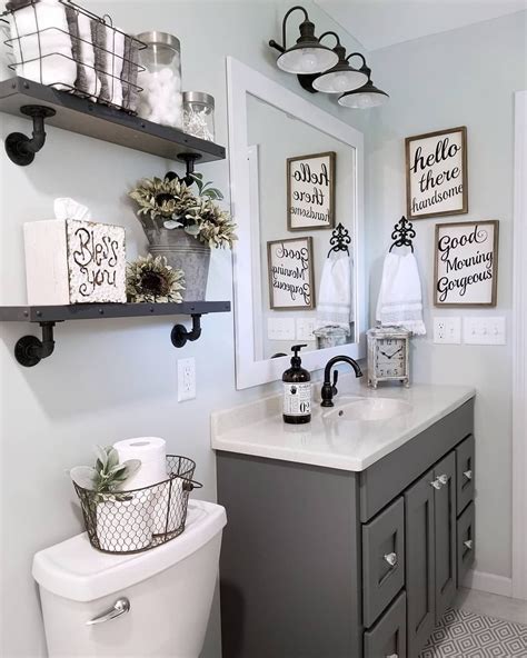 Now This Is Bathroom Decor Done Right The Neutral Color Scheme Flows